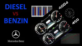 Diesel vs Benzin - Mercedes 450 vs 400d