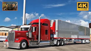 Kenworth W900 w/ Cummins Signature | Elko - Medford | ATS Gameplay 4K + wheel cam