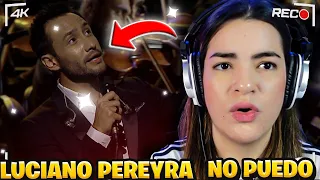 Luciano Pereyra - "No Puedo" LIVE Teatro Colon | REACCION