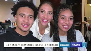 C.J. Stroud's mom (Kim Stroud) on her source of strength.