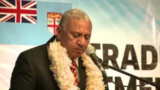 Prime Minister Voreqe Bainimarama Speech on the Objective of Trade Seminar and Investment Seminar