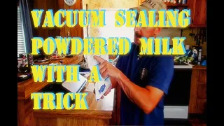 How to vacuum seal powdered milk tips & tricks