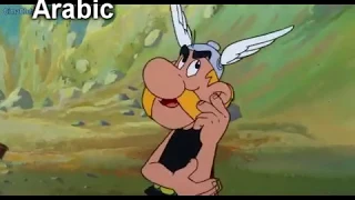 [Multilanguage] Asterix suggests testing the potion on a Roman