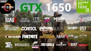 GTX 1650 4GB Test in 30 Games