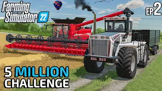 Harvesting Oats and Planting SPECIAL CORN | 5 MILLION LOAN Challenge | Farming Simulator 22