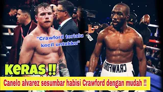 Tinju Dunia 2023 Canelo Alvarez sesumbar habisi Terence Crawford dengan mudah | Tinju dunia hari ini