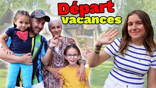 VLOG - DEPART en VACANCES avec PINK LILY VIDEO - HOME TOUR de la LOCATION, KAMILIA MALADE.