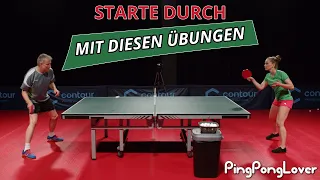 Übungen nach einer Pause & für dein reguläres Training I Tischtennis trainieren wie die Profis