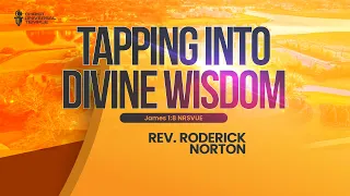 Rev. Roderick Norton -Tapping Into Divine Wisdom - Sunday Service - www.cutemple.org  4/21/24