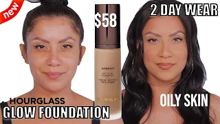 2 DAY WEAR *new* HOURGLASS AMBIENT SOFT GLOW FOUNDATION *oily skin* | MagdalineJanet