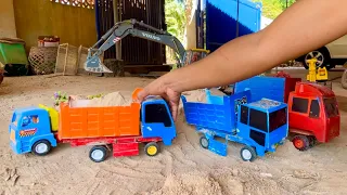 AMAZING RC TRUCK CONSTRUCTION NISSAN TRUCK KAMAZ TRUCK ISUZU TRUCK VOLVO & HUINA 1583 RC TRUCK 1573