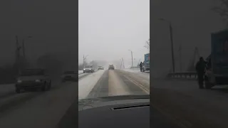 город Тула сильная снегопад