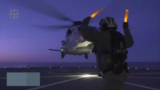 NH90 Sea Lion landings on ship