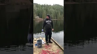 Magnet fishing at Grace Lake