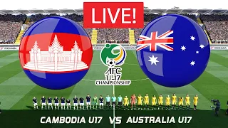 CAMBODIA VS AUSTRALIA | AFC ASIAN CUP U17 QUALIFIERS 2023 FULL MATCH