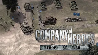 Company of Heroes STOP! Hummel Time 1vs2 Expert [Europe At War mod]