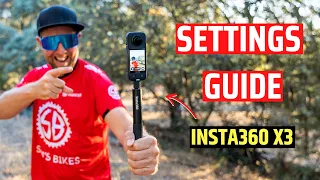 BEST SETTINGS for Insta360 X3 For Mountain Bikers