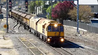 ARTC Loram Rail Grinder- working at Goulburn Apr23,2024