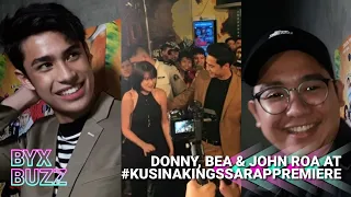 Donny Pangilinan, Bea Alonzo & John Roa todo ang suporta kina Zanjoe & Empoy sa KUSINA KINGS