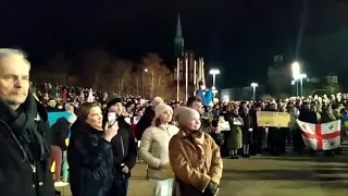 Manifestacja w Szczecinie "Za wolność Naszą i Waszą. Solidarni z Ukrainą" cz. 2