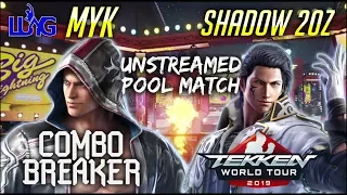 MYK vs Shadow 20z Off Stream Match - Combo Breaker 2019 - Tekken World Tour