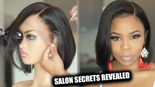 SALON SECRETS REVEALED: Lace Frontal Wig for beginners  | My First wig