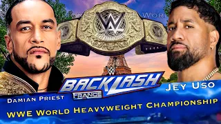 WWE Backlash 2024 Predicted Match Card