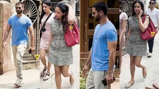 Shahid Kapoor & Mira Rajput Kapoor spotted in Bandra 😍💖📸