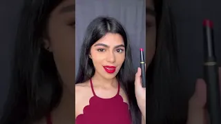 Shriya Gothi tests the NEW Powder Kiss Velvet Blur Slim Stick | Lipstick Swatches #shorts