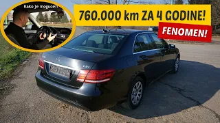 760.000 km za 4 godine! Mercedes E200 CDI 2015 (English Subtitles)