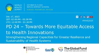 PD 24 – Towards More Equitable Access to Health Innovations