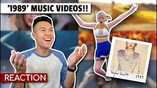 My REACTION To All of Taylor Swift's 1989 Era Music Videos!! || 1989 Taylor's Version