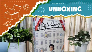 Unboxing High Season: Grand Hotel Roll & Write (Распаковка АСМР) ASMR