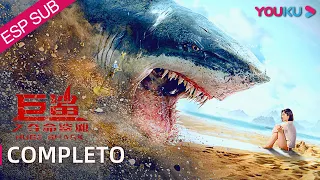 Película SUB español [Tiburón gigante: La playa mortal] Atacada por el tiburón | Catástrofe| YOUKU