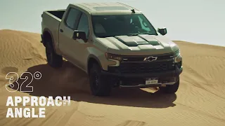 THE FIRST-EVER SILVERADO ZR2: TAKE ON ANY DUNE WITH EASE