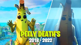 Everytime Peely DIED in Fortnite (2018-2022)