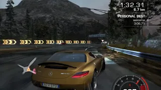 Driving A Mercedes Benz SLS  AMG | Need For Speed Hot Pursuit 2010 |