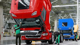 Inside Most Advanced European Factories Producing Massive Trucks - DAF Production Line