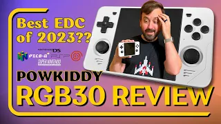 🏖️ Portable Paradise! Powkiddy RGB30 Full Review & Gameplay! 🕹️🎮