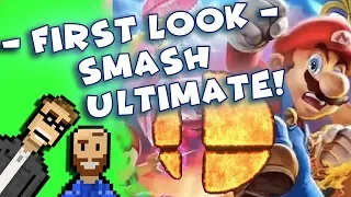 Smash Ultimate First Look! Super Smash Bros. Ultimate 2-Player | Nintendo Switch | The Basement