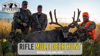 Three-Day Chess Match - Rifle Mule Deer Hunt at Papierski's Big Game Hunts- Pro Membership Giveaway