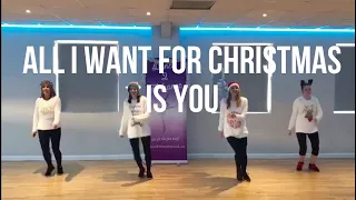 'All I Want For Christmas is you' Mariah Carey - Christmas Dance Fitness Routine || Dance 2 Enhance
