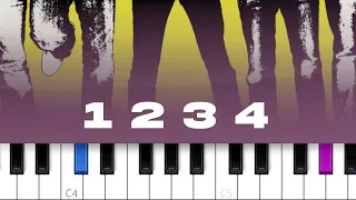 Plain White T's - 1, 2, 3, 4 (piano tutorial)