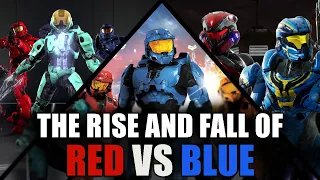 The Rise and Fall of Red vs. Blue