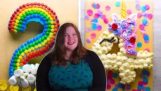How to Make Number Cakes with Katie! | DIY Dessert Recipes and Decorations by So Yummy