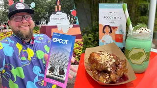 Epcot Food & Wine Festival 2023: Trying 31 Items & Spending Over $200 | Pickle Milkshake | Disney