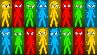 SPIDER-MAN Stickman GAME - android GAMEPLAY Walkthrough - Stickman Party 2023