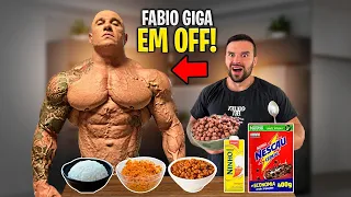 Fiz a Bizarra Dieta de FABIO GIGA Em OFF Season por 24 Horas!! (6.000 Kcals)