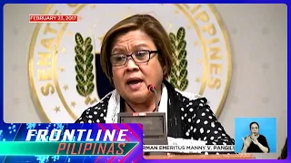 Timeline ng illegal drug cases ni dating senadora Leila de Lima | Frontline Pilipinas