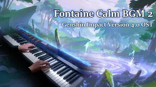 ‘Ondulations du rythme’ Fontaine Elynas Calm BGM/Genshin Impact 4.0 OST (Synthesia + Sheet Music)